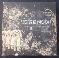 Coffret de 6 vinyles To the Moon avec autographe d'Eugene Cernan