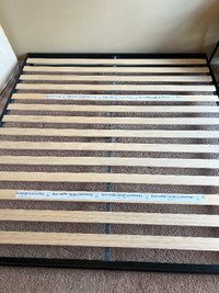 King Size Bed Frame - Excellent Condition, Easy Assembly