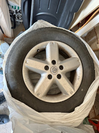 Nissan Rims with New Tires 