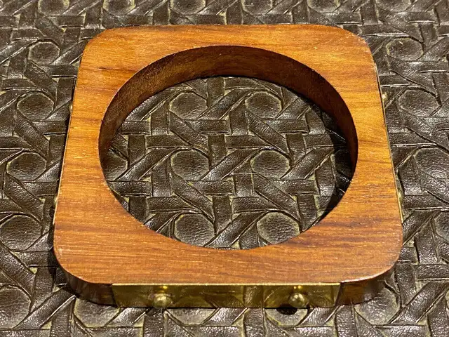 TEAK WOOD AND BRASS UNISEX JEWELRY BANGLE62863733678721121