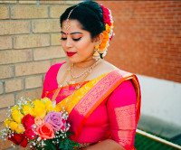 saree draping, pleating , irons, makeup and henna