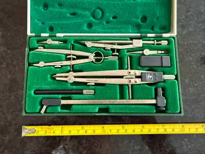 Vintage Faber-Castell Drafting Compass Set, View more