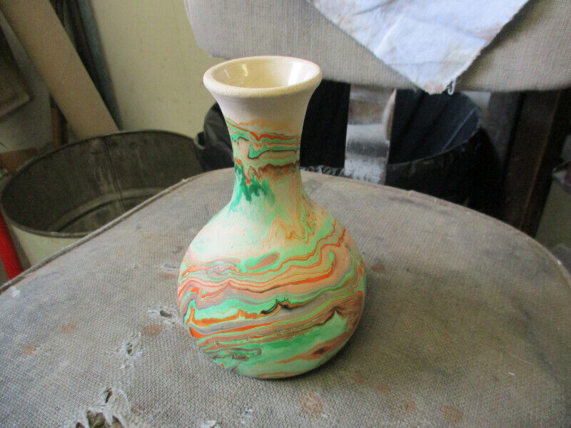 OLD VINTAGE NEMADJI INDIAN USA POTTERY VASE 20. ABORIGINAL Arts