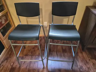 2 tall stools, View more
