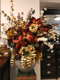 Large Vase and flower display