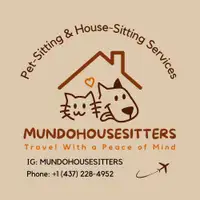 Reliable House/Pet-Sitters | Your Pet is Our #1 Priority!