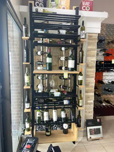 Wine bar display rack, View more