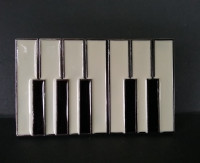 Belt Buckle - Piano Keys (New In Package)