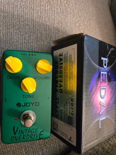 Vintage Overdrive Guitar Effect Pedal with True Bypass, View more