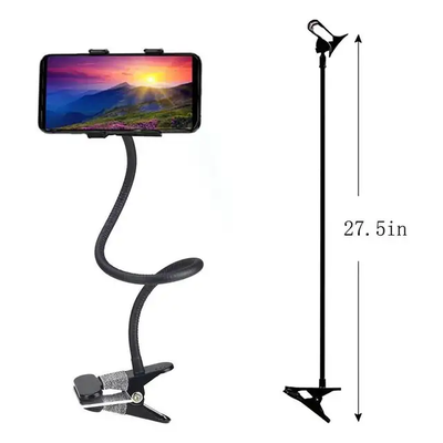 Cellphone/GPS Holder Flexible Phone Mount Long Arms Clamp - Car, View more