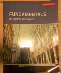 Fundamentals of corporate finance, 10th canadian edition