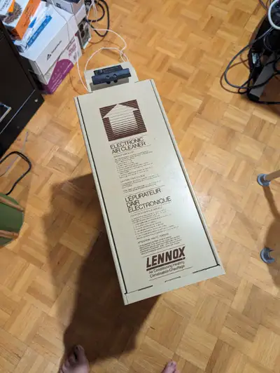 Lennox electrostatic air cleaner for your forced air furnace, View more