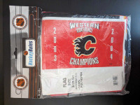 Unopened Calgary Flames 2003-04 Flag
