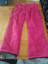 Pantalon femme de ski rose grandeur Large