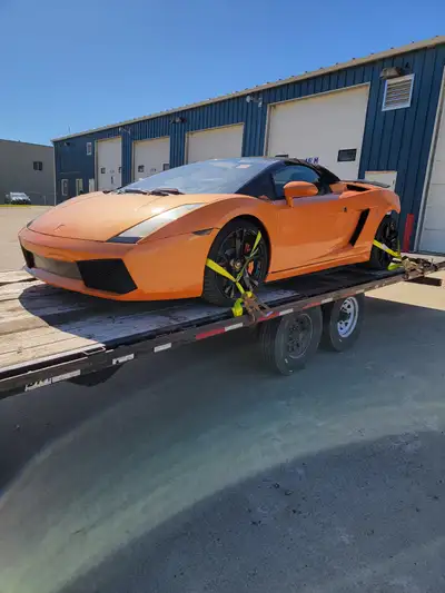 2008 Lamborghini Gallardo Spyder 77,000kms 19" Lamborghini rims Black interior Salvage title Selling...