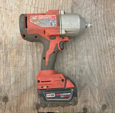 Milwaukee 1/2" Brushless impact w/ 5ah battery, View more