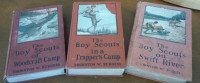 3 Thornton W. Burgess Books, The Boy Scouts Series, 3 for $45