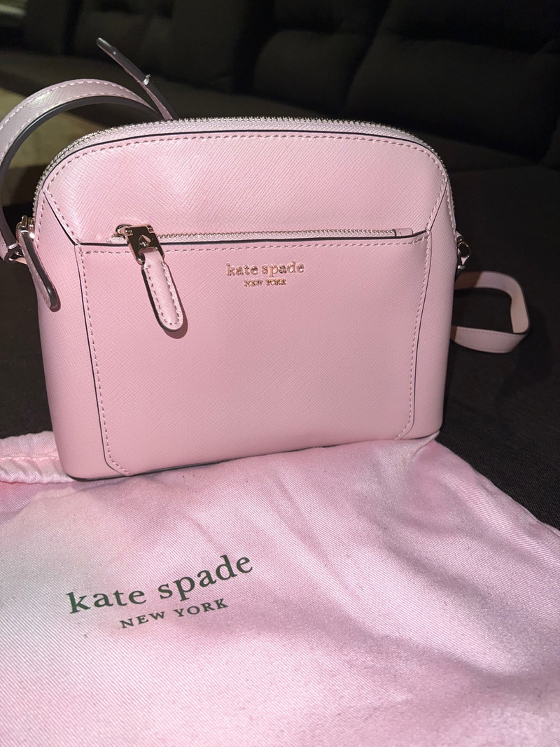 Kate Spade Louise Medium Leather Dome Pink Satchel