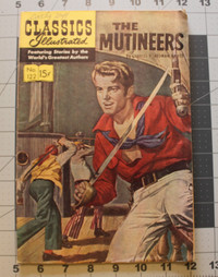 Classics Illustrated #122 The Mutineers September 1954 Comic