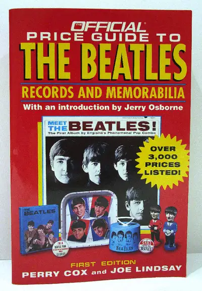 "OFFICIAL PRICE GUIDE TO THE BEATLES RECORDS AND MEMORABILIA", View more