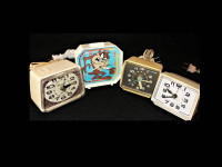 Vintage horloges électriques (lot de 4)