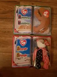 2000 Ty Beanie Babies from McDonald's: Spangle and Humphrey