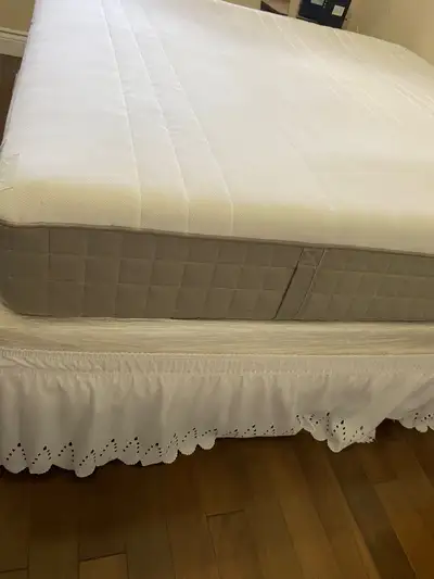 Moving Sale: IKEA King Size mattress plus frame, View more