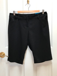 RICKI'S Black Dress Shorts (Size 8) (New)