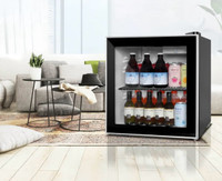 New!Beverage Refrigerator Black Dimension : 430 x 480 x 510 mm