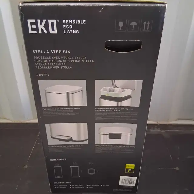 Eko 30 litre Stella step bin in Other in Calgary - Image 4