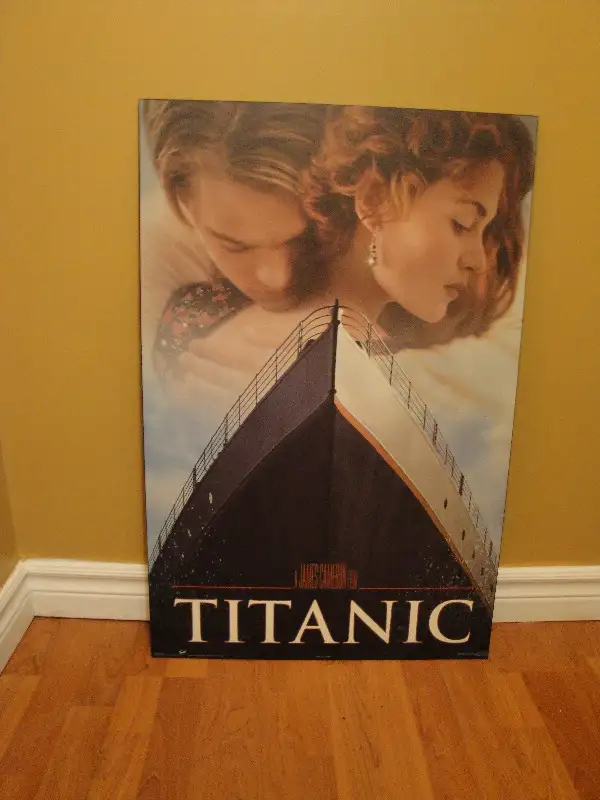 "Titanic" Movie  Wall Art  Mounted Ready to Hang in Arts & Collectibles in Ottawa - Image 2