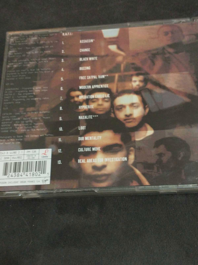 Asian Dub Foundation R.A.F I. CD in Arts & Collectibles in City of Toronto - Image 3