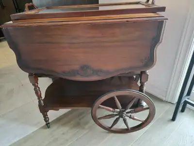 Vintage tea cart, View more