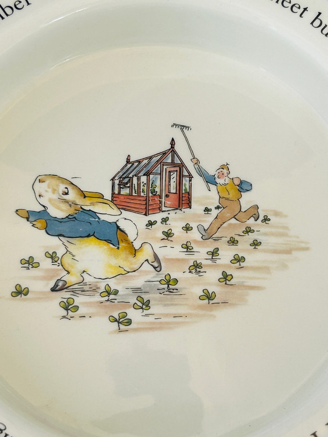 Vintage Wedgwood Beatrix Potter Peter Rabbit 6.75” bowl in Other in Medicine Hat - Image 3