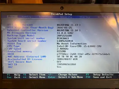Lenovo Thinkpad X260 12" laptop, View more