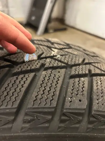 Selling a set of Double Star Winter King DW02 tires, 215/60R16, used just two seasons. Tread still i...