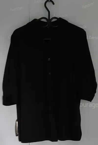 chemise noire pour femme, View more
