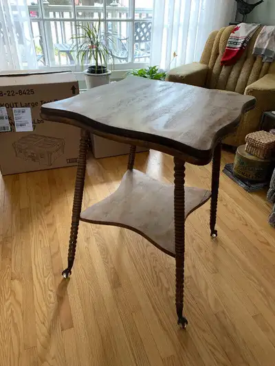 Antique Victorian Parlor Table, View more