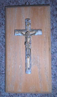 antique crucifix - relic of WWI