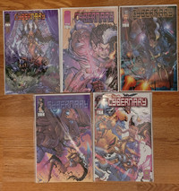 Cybernary #1-#5. NM. Complete serie. Image. 1995