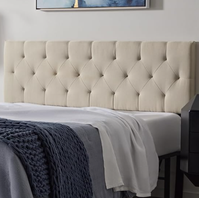 Adjustable height twin headboard, View more