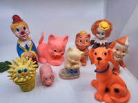 Vintage lot of squeaky toys. Price for all.