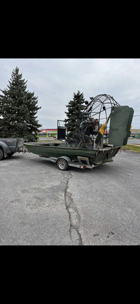 17 ft panther aluminum airboat 