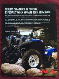 2007/2008 Yamaha Grizzly 700FI Original Ad