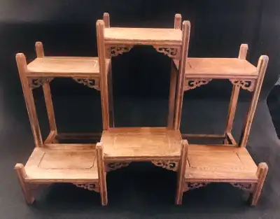 Chinese Wooden Display Stand / Curio Shelf, View more