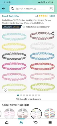 Stretchy Choker Necklaces