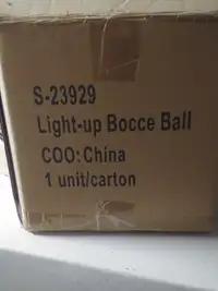 Brand new bocchi ball set light up