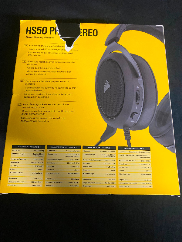 Brand New Corsair HS50 Gaming Headset in Speakers, Headsets & Mics in Moncton - Image 3