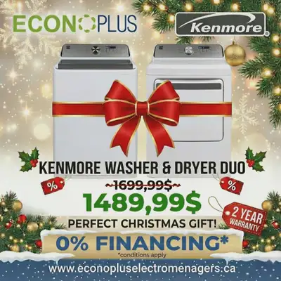 Econoplus Darmouth Christmas Sale New Kenmore Washer And Dryer, View more
