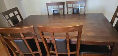 Dining table with chairs, View more